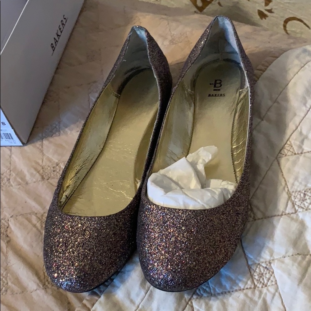 Multi colored flats (sparkly)